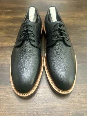 Clarks Bostonian Shoes Mens Sz 10 Black Somerville Low Goodyear Worn Once 1x